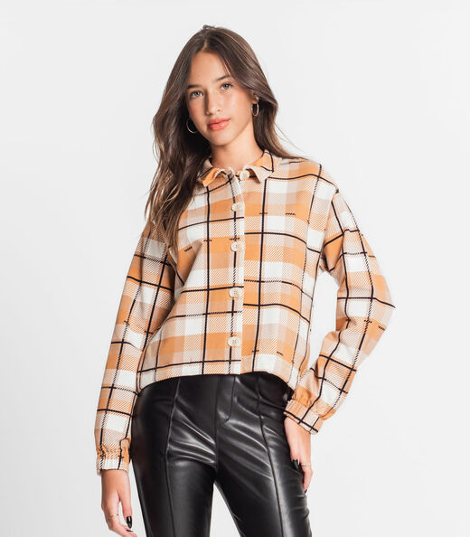 Camisa Juvenil Feminina Manga Longa Minty Rosa