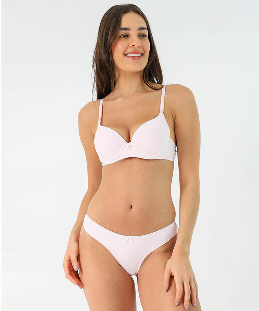Sutiã Feminino com Bojo Marisa Rosa
