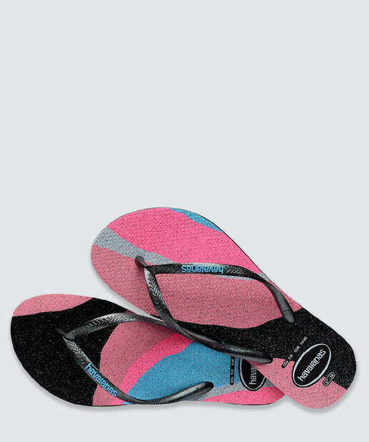 Chinelo Havaianas Feminino Slim Palette Glow