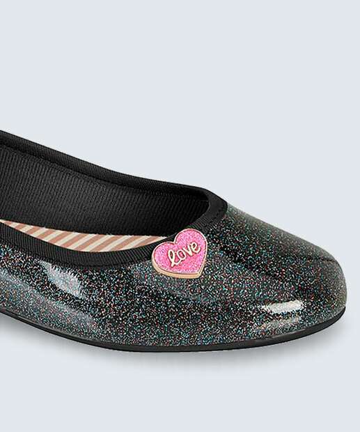 Sapatilha Infantil Verniz Brilho Molekinha 