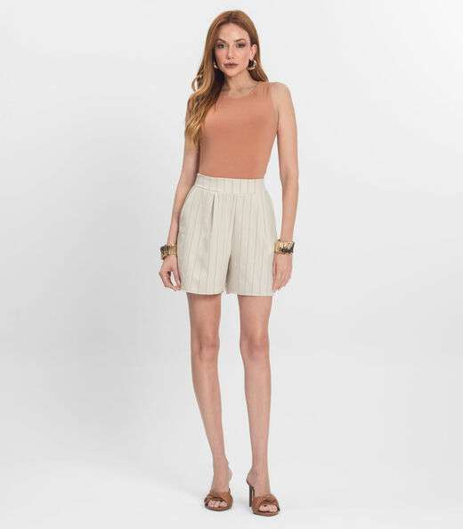 Regata De Viscotorcion Básica Feminina Endless Marrom