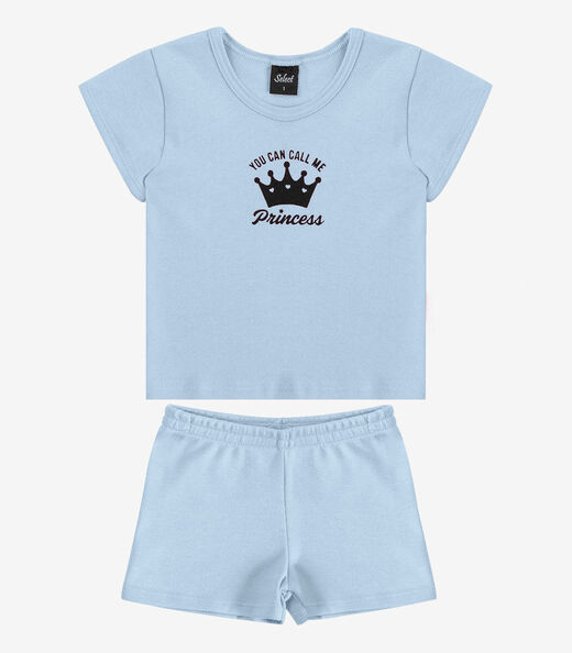 Image_Conjunto Infantil Blusa com Shorts Select Azul