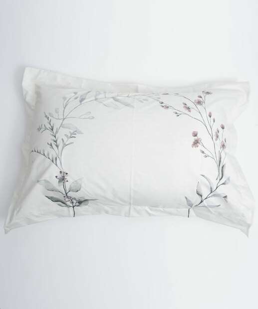 Jogo de Cama Casal Floral Hedrons 3 Peças   