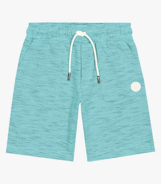 Bermuda Infantil Em Moletinho Trick Nick Azul