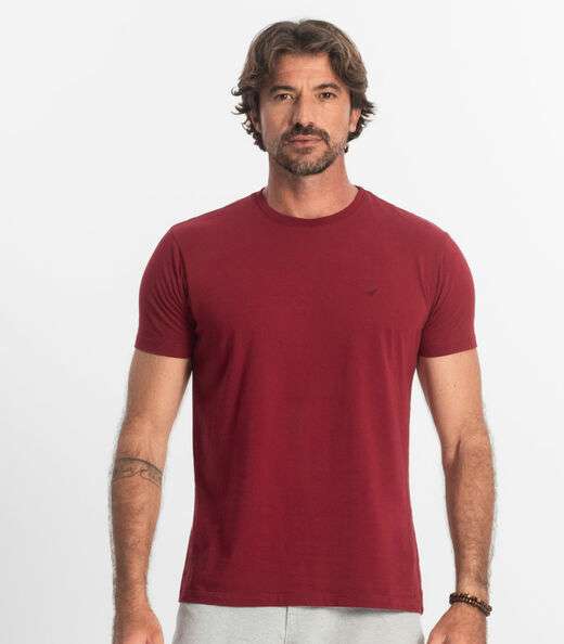 Camiseta Masculina Básica Select Vermelho