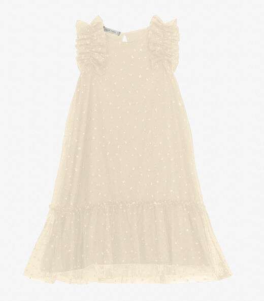 Image_Vestido Infantil em Tule Lantejoulas Trick Nick Amarelo