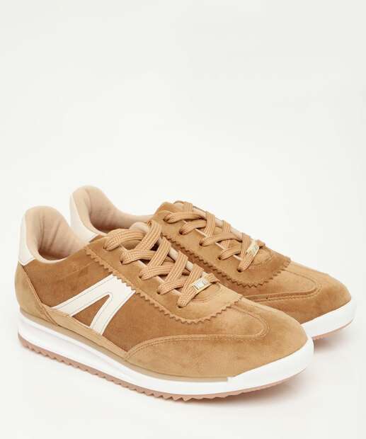Tênis Casual Feminino Recortes Vizzano 