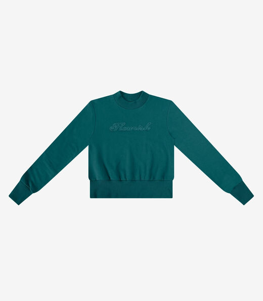 Blusão Feminino Com Bordado E Aplique Rovitex Verde