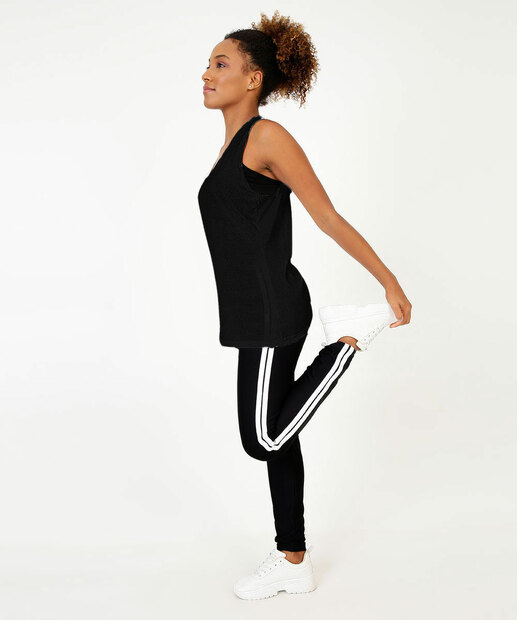 Blusa Regata Feminina Fitness Básica Marisa