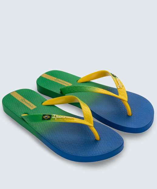 Chinelo Ipanema Feminino Brasil Print