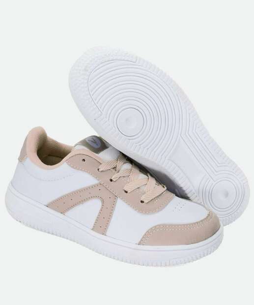 Tênis Casual Feminino Recortes