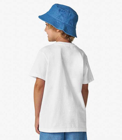 Camiseta Menino em Meia Malha Trick Nick Branco