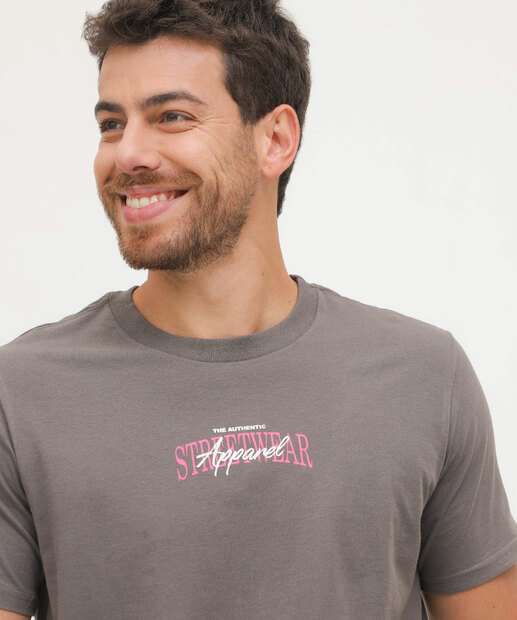 Camiseta Masculina Estampada Manga Curta MR