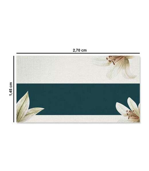 Toalha De Mesa Retangular 8 Lugares Wevans Branco