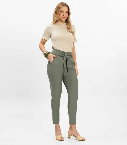 Calça Feminina Marrante Clochard Renaluci Verde
