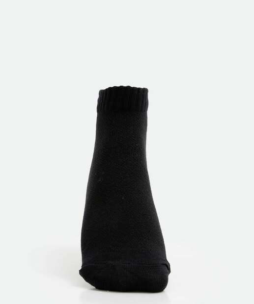  Kit 3 Pares Meias Infantil Cano Curto Básicas