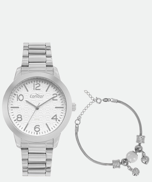 Kit Relógio Feminino Condor CO2036MWW/K4K