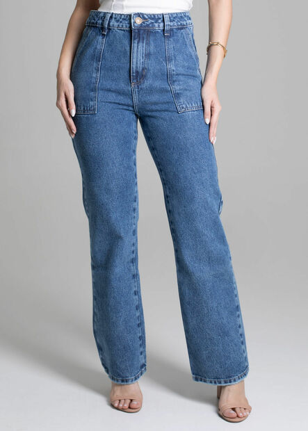 Calça Jeans Sawary Reta - 278086