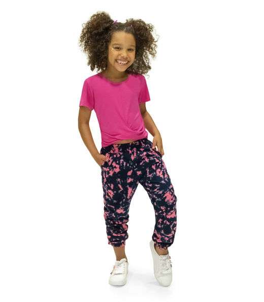 Calça Jogger Infantil Feminina Rovitex Kids Azul