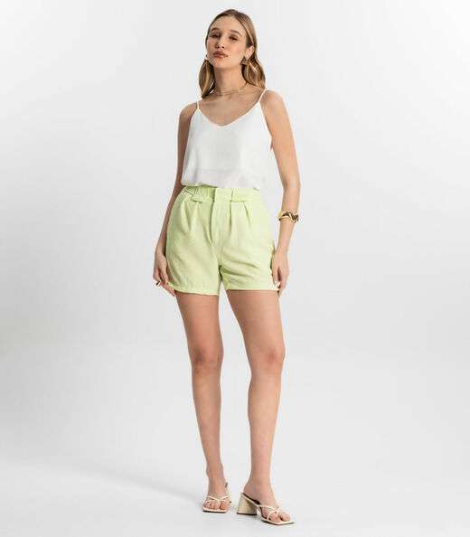 Shorts Feminino Cós Duplo Air Flow Endless Verde