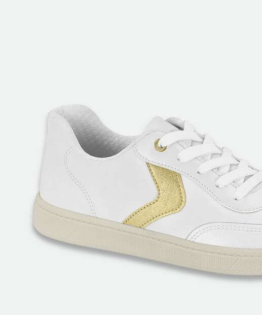 Tênis Casual Feminino Recorte Beira Rio Branco 