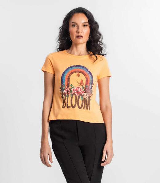 Image_Blusa Baby Look Feminina Estampada Select Laranja