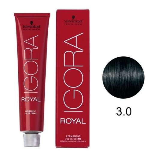 Image_Coloração Schwarzkopf Igora Royal 60ml Cor:3-0 Castanho Escuro
