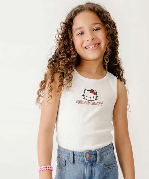 Image_Blusa Infantil Canelada Hello Kitty Tam 4 a 10 Off White