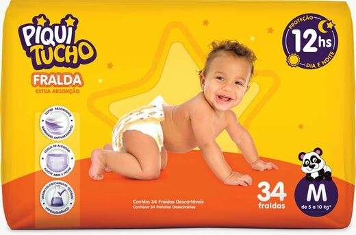 Image_Fralda Piquitucho Mega M 34 Unid