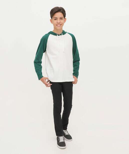 Image_Calça Juvenil Jeans Bolsos Tam 10 a 16