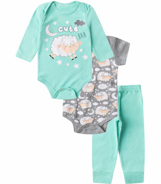 Image_Kit Body Infantil Longo 3 Peças Select Verde