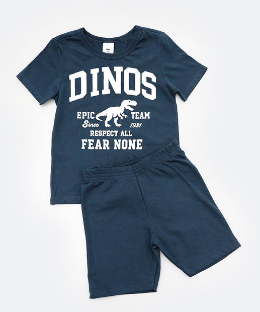 Image_Conjunto Infantil Dinossauro Marisa Tam 4 a 10 Azul