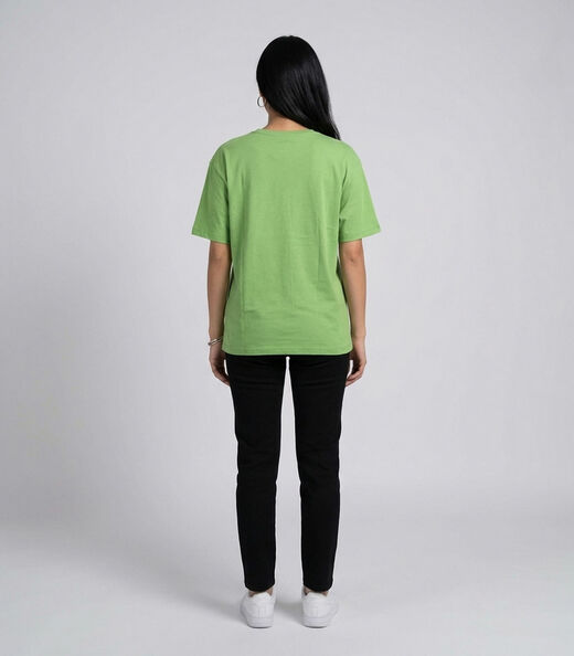 Blusa Feminina Com Estampa Localizada Infinita Cor Verde