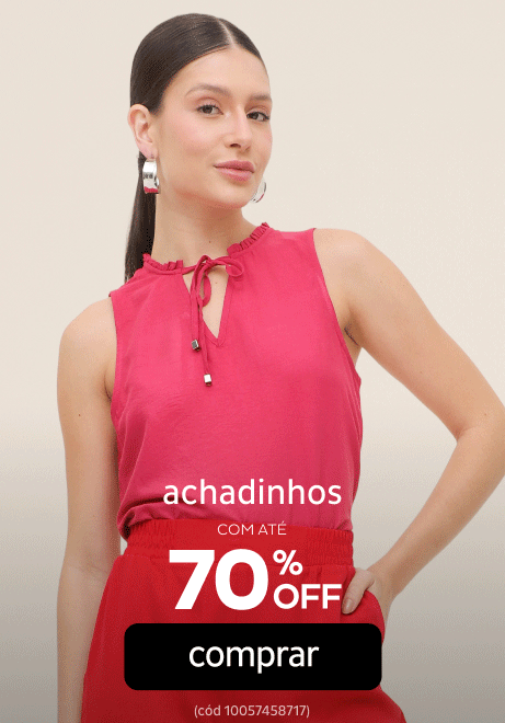 Achadinhos por até 70% OFF