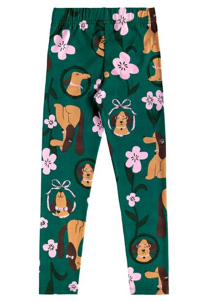 Conjunto Flores e Focinhos Legging Bee Loop