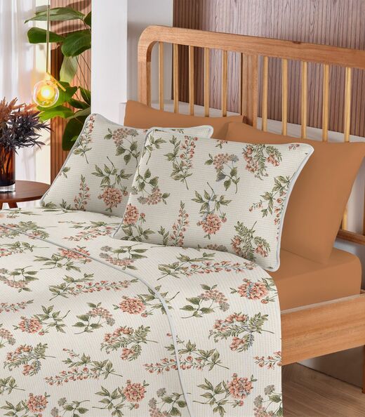 Jogo De Cama Queen Premium 4 Peças Vivaldi Laranja