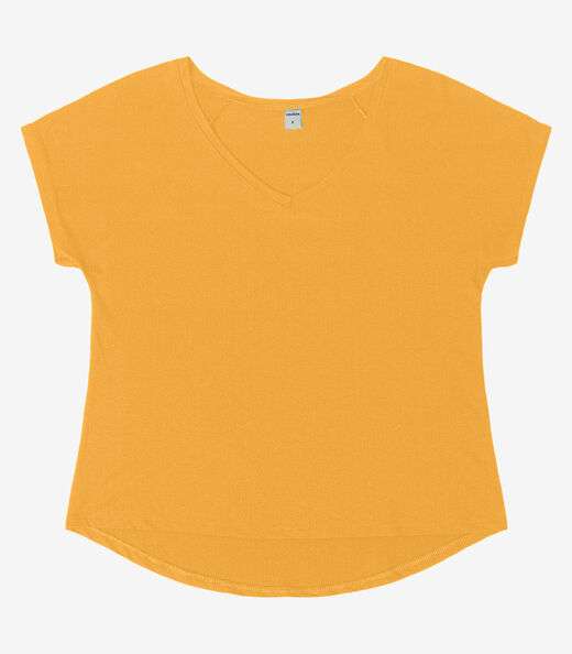 Blusa Feminina Viscotorcion Rovitex Amarelo