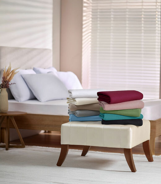 Jogo De Cama King Malha 3 Peças Liso Vivaldi Branco