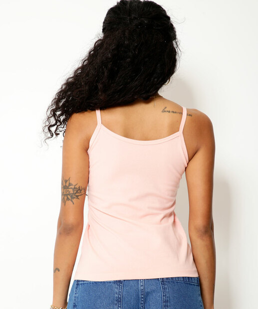 Blusa Regata Feminina Cotton Alças Finas Marisa