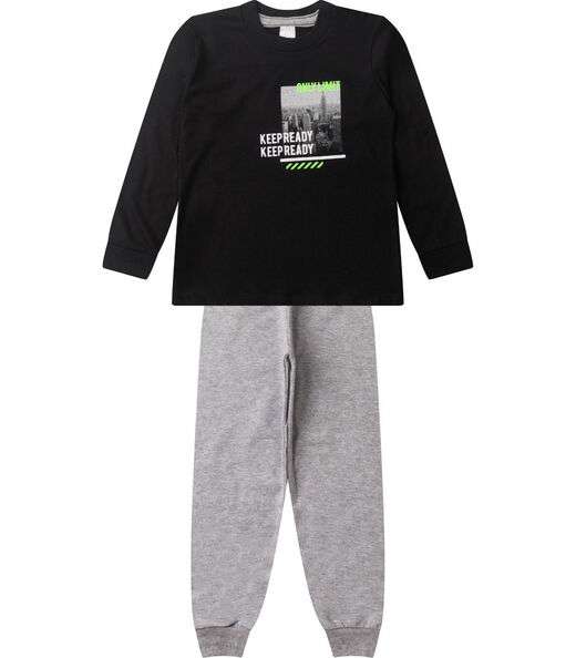 Conjunto Infantil Menino Meia Estação Kappes Cinza