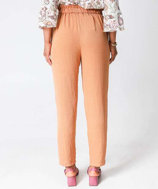 Calça Feminina Clochard Bolso Marisa Marrom