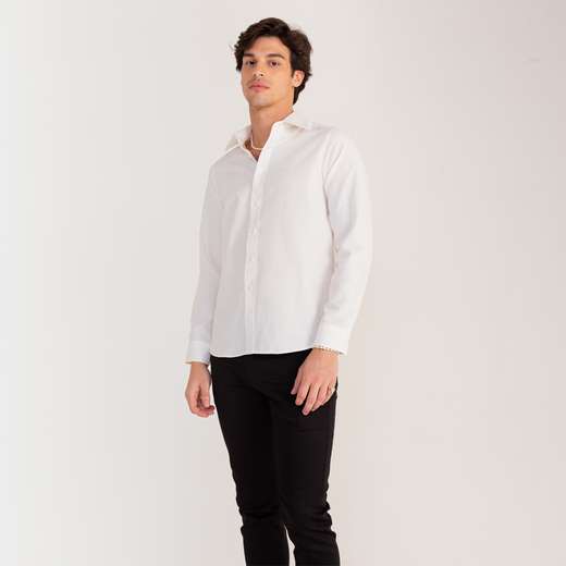 Image_Camisa Rock e Soda Masculina Manga Longa Botões Confortável