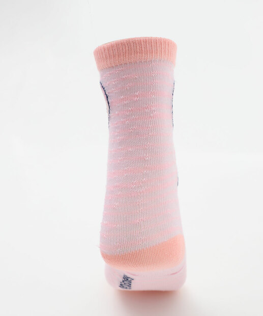 Kit 2 Meias Infantil Estampa Stitch Disney Rosa