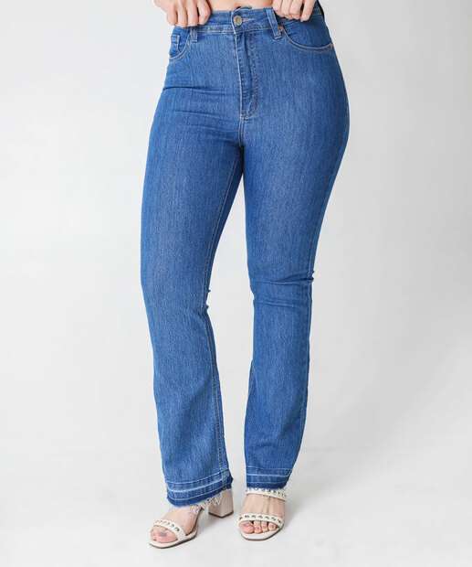 Calça Jeans Flare Feminina Petit Flip Marisa