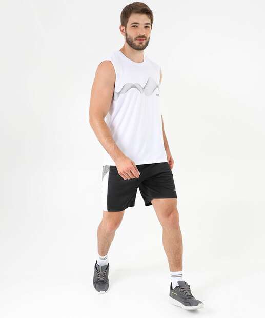 Image_Bermuda Masculina Fitness Recorte Bolsos Marisa Preto