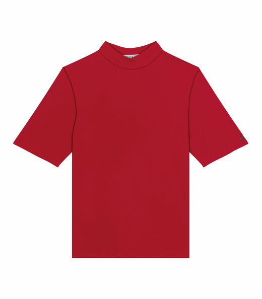 Blusa De Viscotorcion Básica Feminina Endless Vermelho