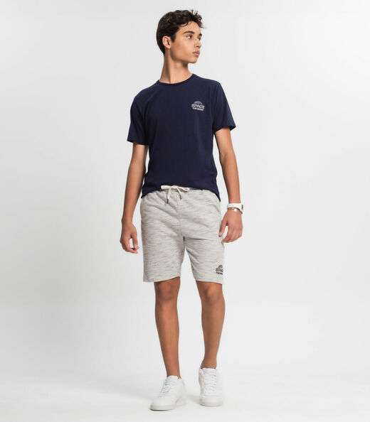 Bermuda Juvenil Menino Minty Bege