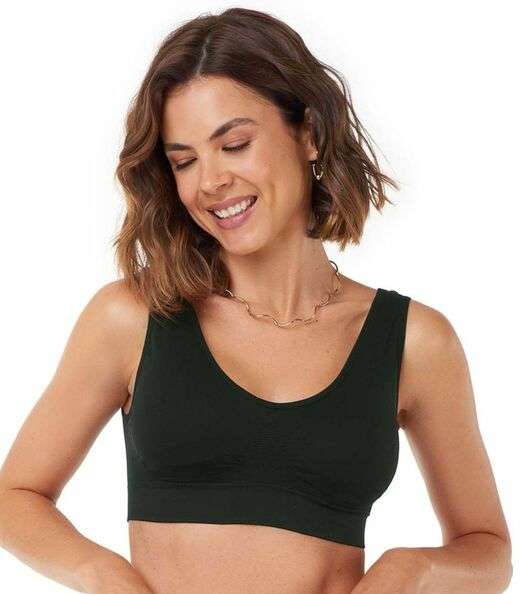 Image_Top Com Alça Larga Sem Costura Zee Rucci Preto