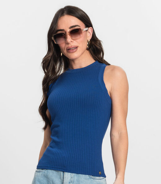 Regata Feminina em Ribana Endless Azul