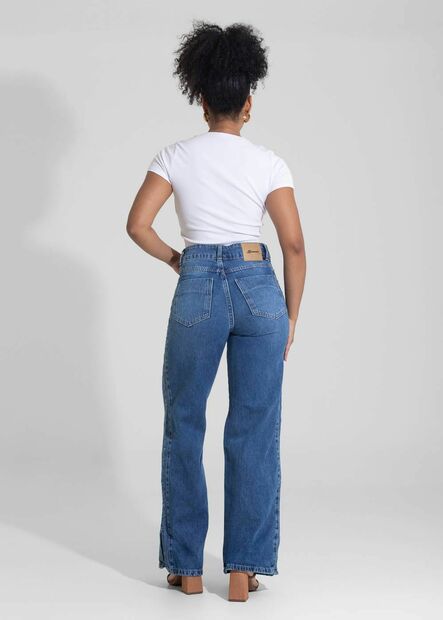 Cal?a Jeans Sawary Wide Leg Strass - 282871